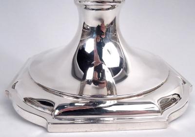 William B Durgin Antique American Modern Classical Sterling Silver 18 Inch Vase