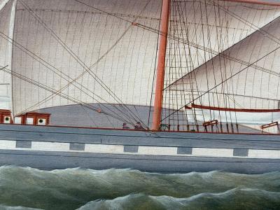 William Ball Spencer Oil on Canvas Seascape Painting British 19th C 