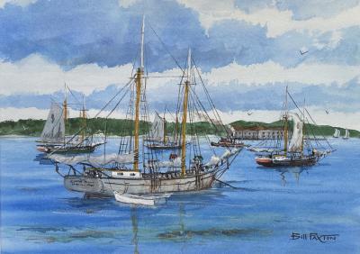 William Bill Paxton Portland Harbor in 1910 