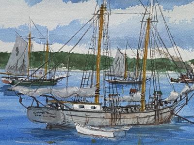 William Bill Paxton Portland Harbor in 1910 