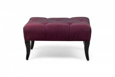 William Billy Haines Billy Haines Mid Century American Purple Upholstered Ottoman
