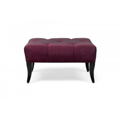 William Billy Haines Billy Haines Mid Century American Purple Upholstered Ottoman