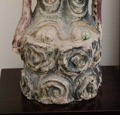 William Billy Haines Floor Lamp with Oriental Statues Attributed to Billy Haines 