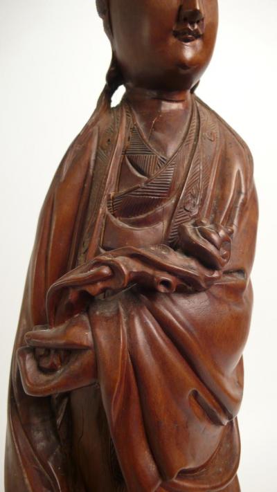 William Billy Haines Hand carved Teak Asian Lamp