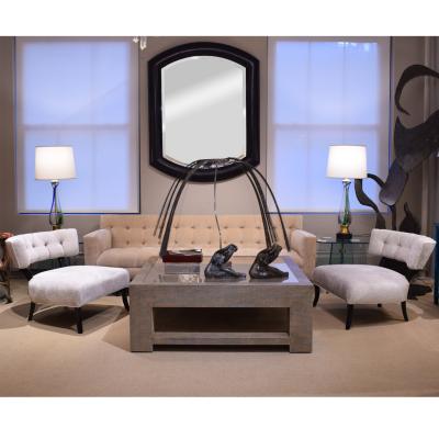 William Billy Haines Pair of Elegant Slipper Chairs in The Manner of Billy Haines 1940s