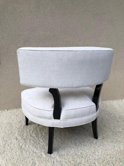 William Billy Haines Pair of Vintage Billy Haines Style Formal Club Chairs