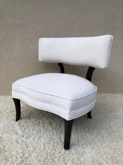 William Billy Haines Pair of Vintage Billy Haines Style Formal Club Chairs