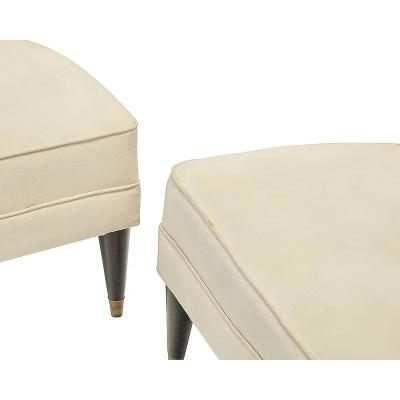 William Billy Haines Pair of William Haines Mid Century Modern Klismos Lounge Chairs