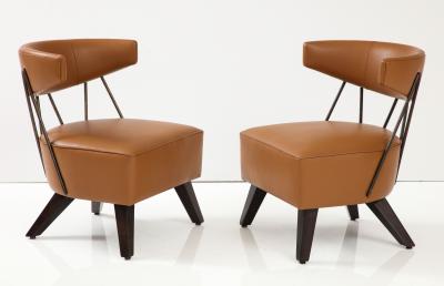 William Billy Haines Stunning Pair of Chairs Attributed to Billy Haines 