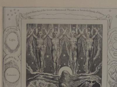 William Blake Illustration from the Book of Job England circa 1900