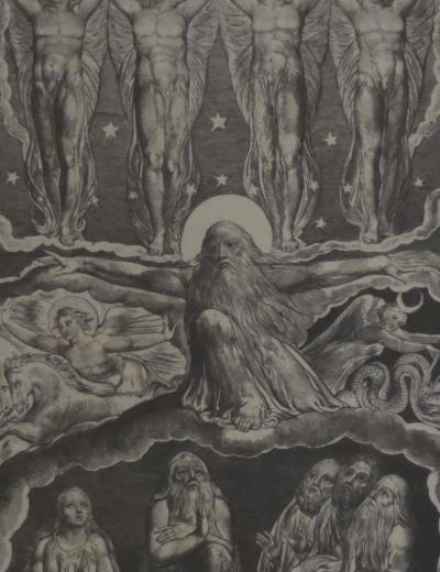 William Blake Illustration from the Book of Job England circa 1900