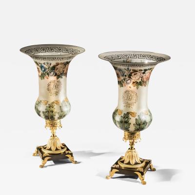 William Collins A HIGHLY UNUSUAL PAIR OF REGENCY STORM LIGHTS