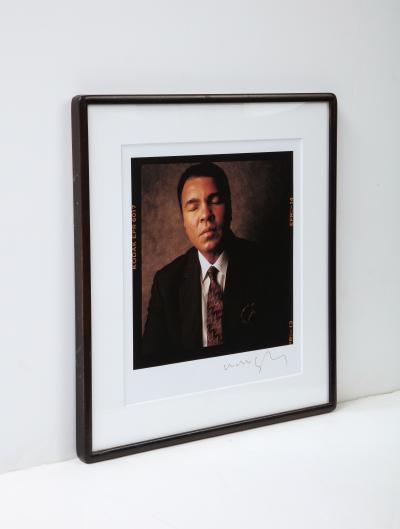 William Coupon A Framed Photo of Muhammad Ali 1991