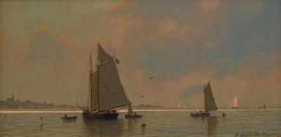 William Davis Fishing Schooner at Work