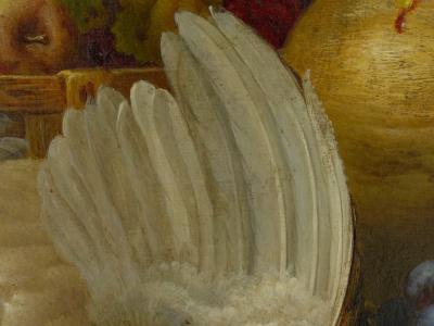 William Duffield Fruit Game Still Life Oil Painting by William Duffield British 1816 1863 