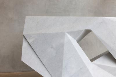 William Emmerson Drift Marble Console by William Emmerson