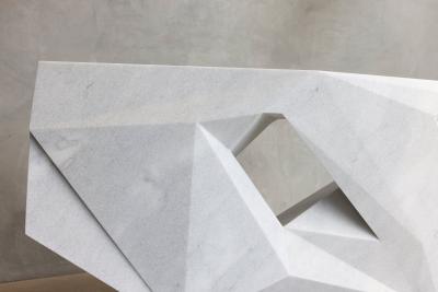 William Emmerson Drift Marble Console by William Emmerson