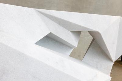 William Emmerson Drift Marble Console by William Emmerson