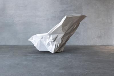 William Emmerson William Emmerson Berg Solid Marble Chaise Lounge