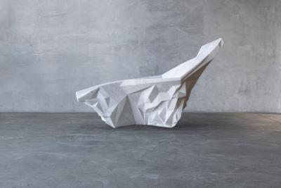 William Emmerson William Emmerson Berg Solid Marble Chaise Lounge