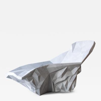 William Emmerson William Emmerson Berg Solid Marble Chaise Lounge