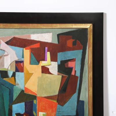William Freed Art Deco Stage Set Oil on Canvas Painting signed William Freed
