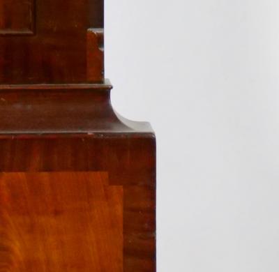 William Fuller Curtis Antique Mahogany Wood Longcase Clock