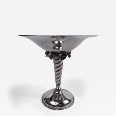 William G DeMatteo DeMatteo Midcentury Modern Sterling Silver Compote