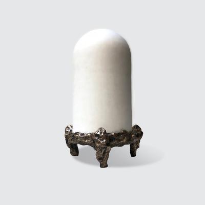 William Guillon NOVA Bronze and porcelain lighting sculpture