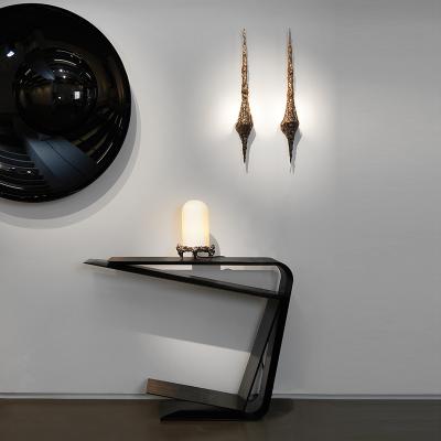 William Guillon NOVA Bronze and porcelain lighting sculpture