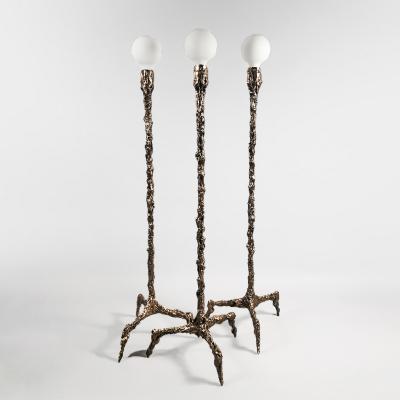 William Guillon SWEET THING TALL One of a kind bronze lamp