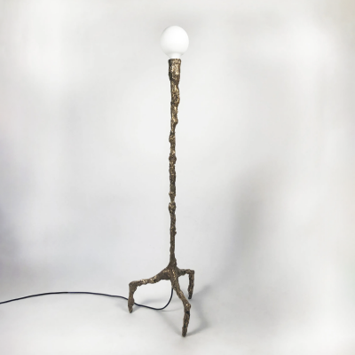 William Guillon SWEET THING TALL One of a kind bronze lamp
