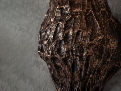 William Guillon WILLIAM GUILLON BRONZE HIGH AND DRY SCONCE TALL
