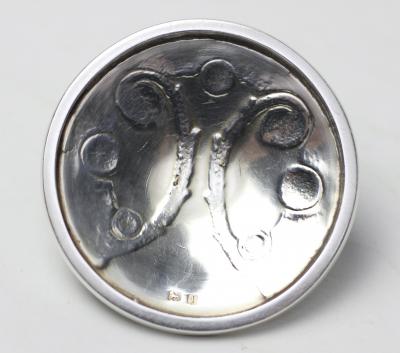 William Hair Haseler English Liberty Sterling and Enamel Cover Sweets Jar 1908 England