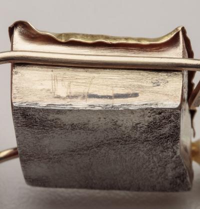 William Harper Enamel Gold Silver Brooch by William Harper