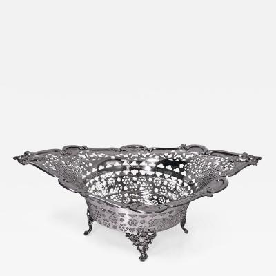 William Haseler Fine Quality Silver Basket Birmingham 1908 William Haseler