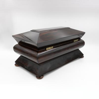 William IV Accordion Shaped Rosewood Box