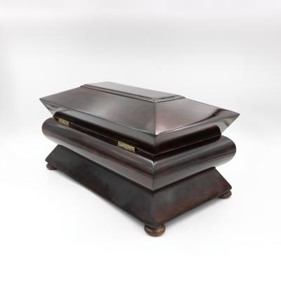 William IV Accordion Shaped Rosewood Box