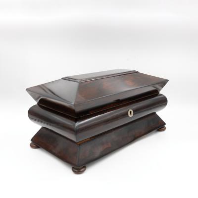 William IV Accordion Shaped Rosewood Box
