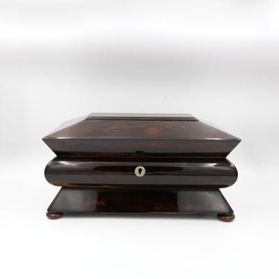 William IV Accordion Shaped Rosewood Box