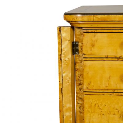 William IV Birds Eye Maple Wellington Chest by Holland Sons