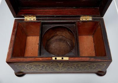 William IV Boulle Tea Caddy