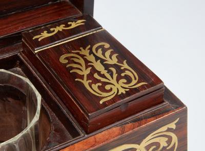 William IV Boulle Tea Caddy