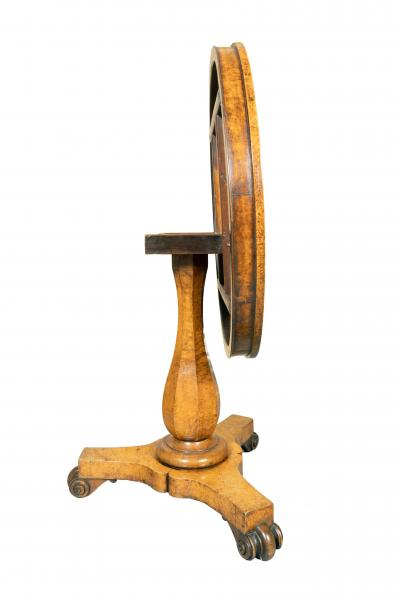 William IV Burr Elm And Ebony Center Table