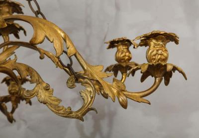William IV Gilt Bronze Chandelier