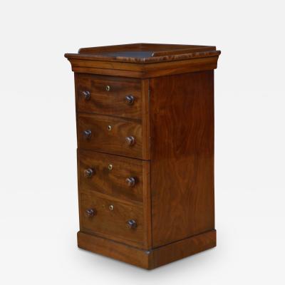 William IV Mahogany Bedside Cabinet