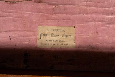 William IV Mahogany Canterbury With Makers Label