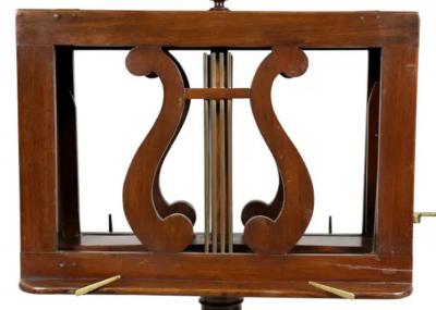 William IV Mahogany Duet Music Stand