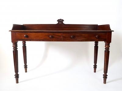 William IV Mahogany Two Drawer Server or Sideboard England circa 1835