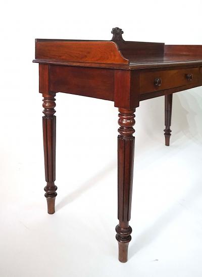 William IV Mahogany Two Drawer Server or Sideboard England circa 1835